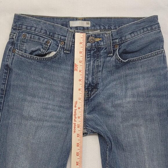 Route 66 Bootcut Jeans | Size 32x30 | Blue Denim | Y2K Low‑Rise Men’s Style - Picture 4 of 4